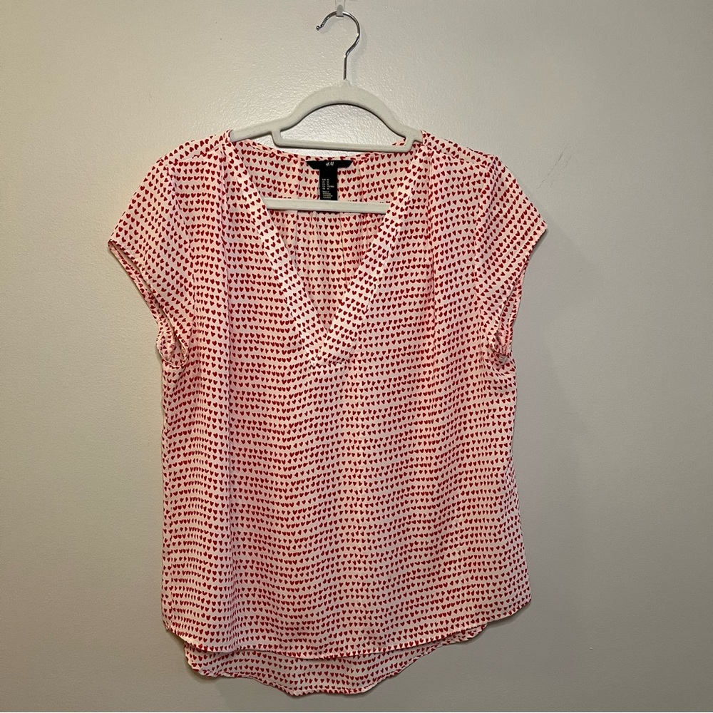 H&M Hearts Blouse
